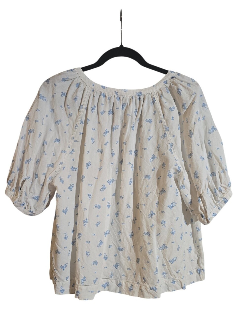 #135. Wome's Linen Blend Volume Blouse - Picture 3 of 9